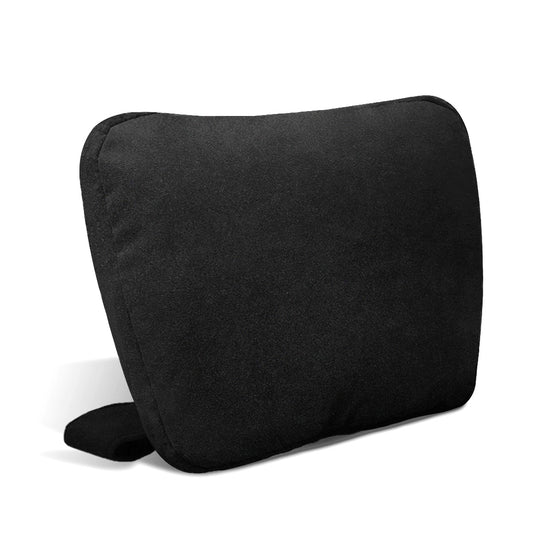 Perna auto tetiera, negru, tip alcantara