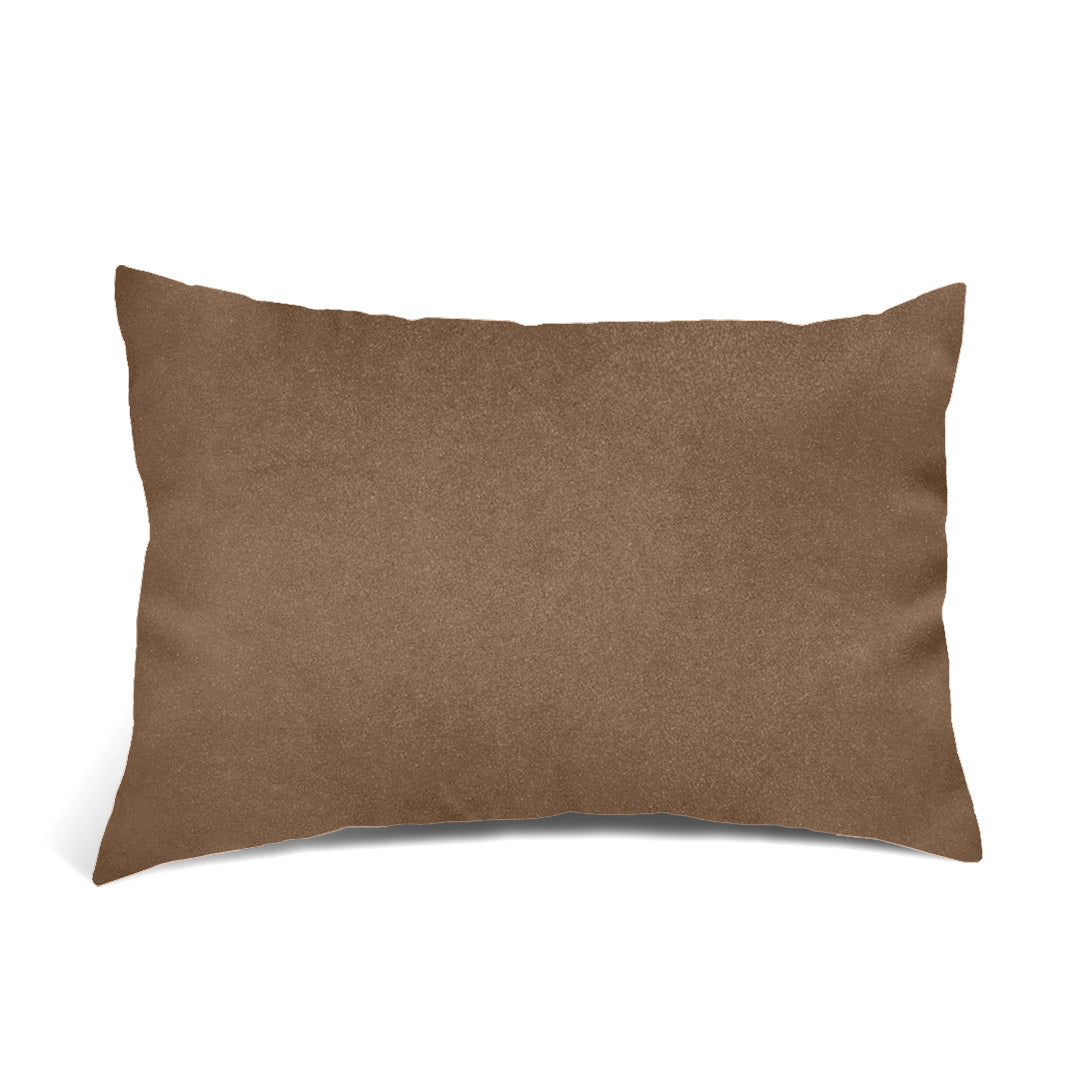 Perna auto bancheta, 38x26 cm, maro deschis, tip alcantara